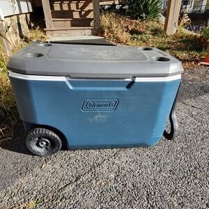 Coleman Blue and Gray Food Storage Cooler